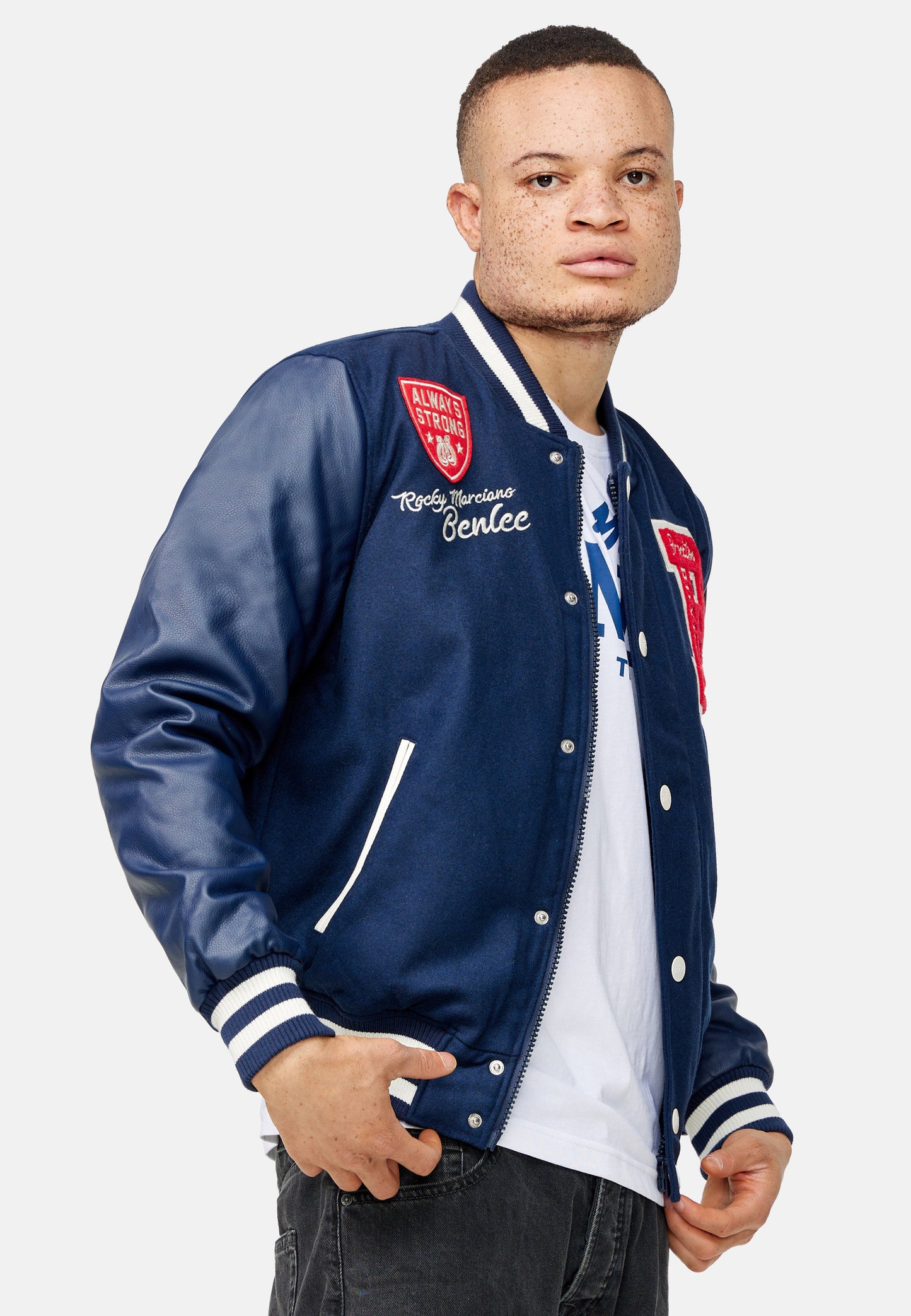 BENLEE 190690 Newark College Jacke - Navy