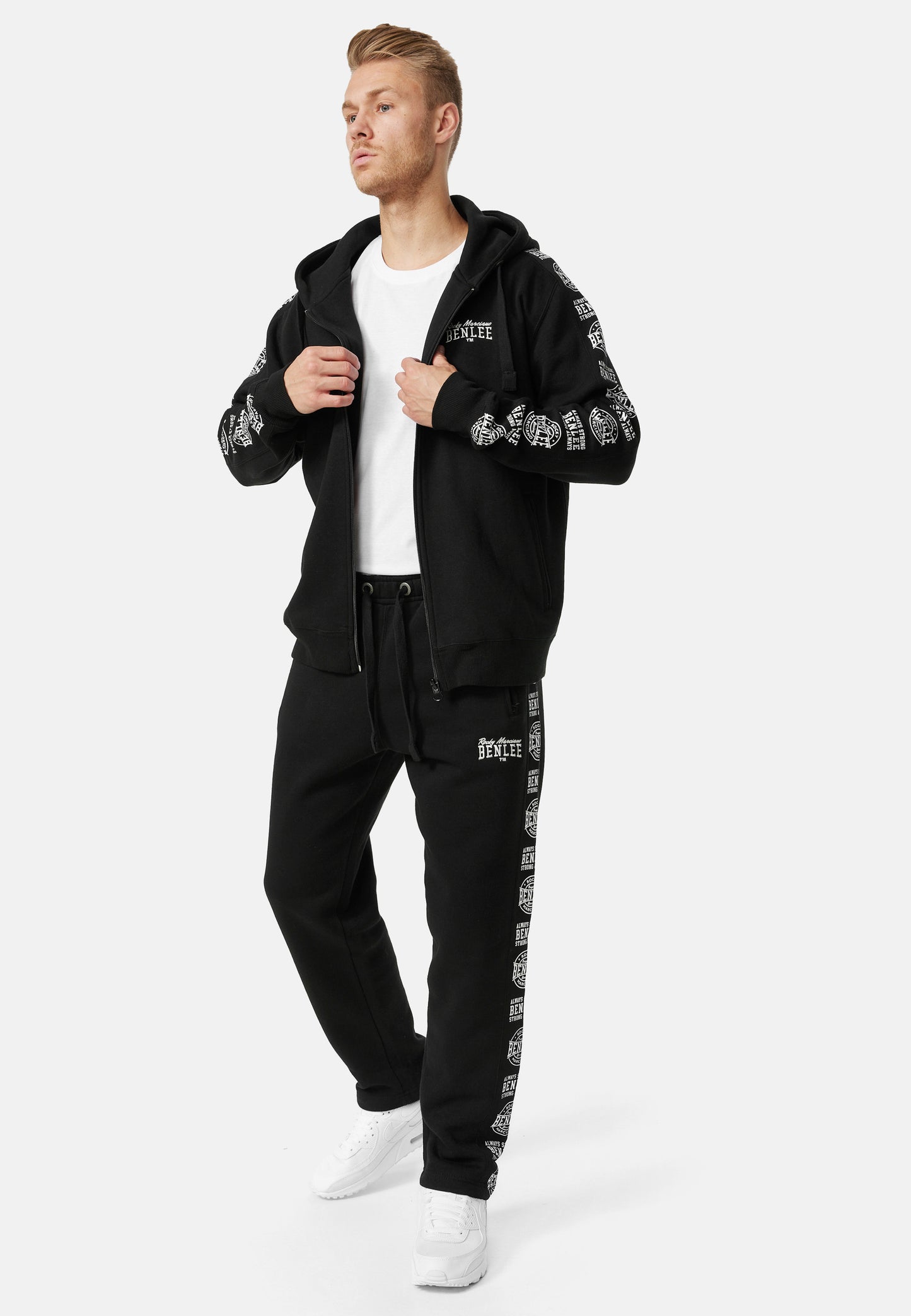 BENLEE190750 Hervey Jogginghose Schwarz