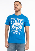 Laden Sie das Bild in den Galerie-Viewer, BENLEE 190752 Tigerpower T-Shirt - Blau
