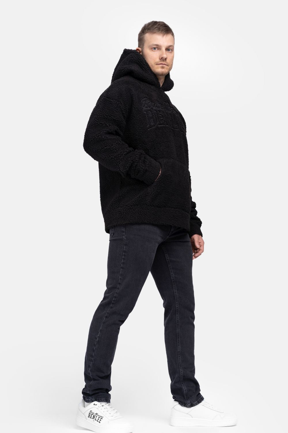 BENLEE 190768 Bonzo Kapuzenpullover Schwarz