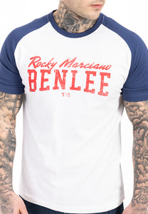 BENLEE  190772 Everet T-Shirt Weiss Navy Rot