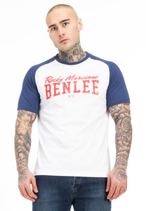 BENLEE  190772 Everet T-Shirt Weiss Navy Rot