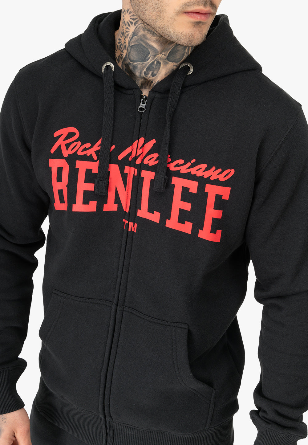 BENLEE 190777 Vitalino Kapuzensweatjacke Schwarz