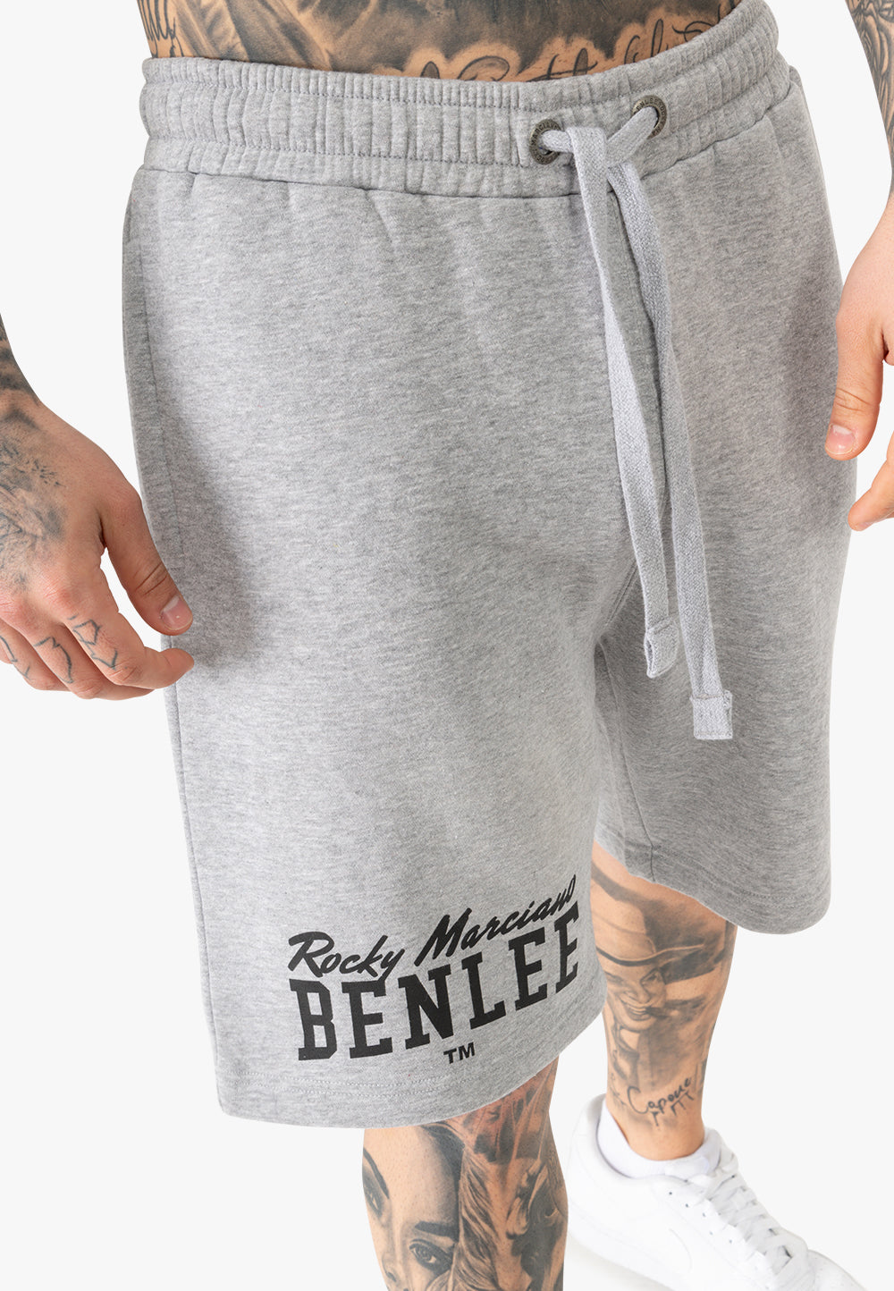 BENLEE 190778 Hennry Shorts Marl Grey
