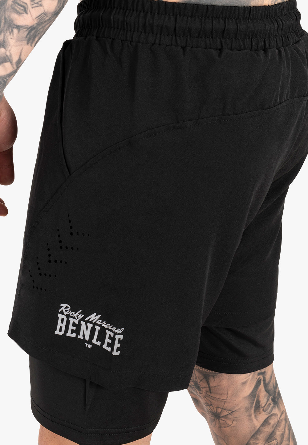 BENLEE 190779 Ocars Funktionsshorts Schwarz