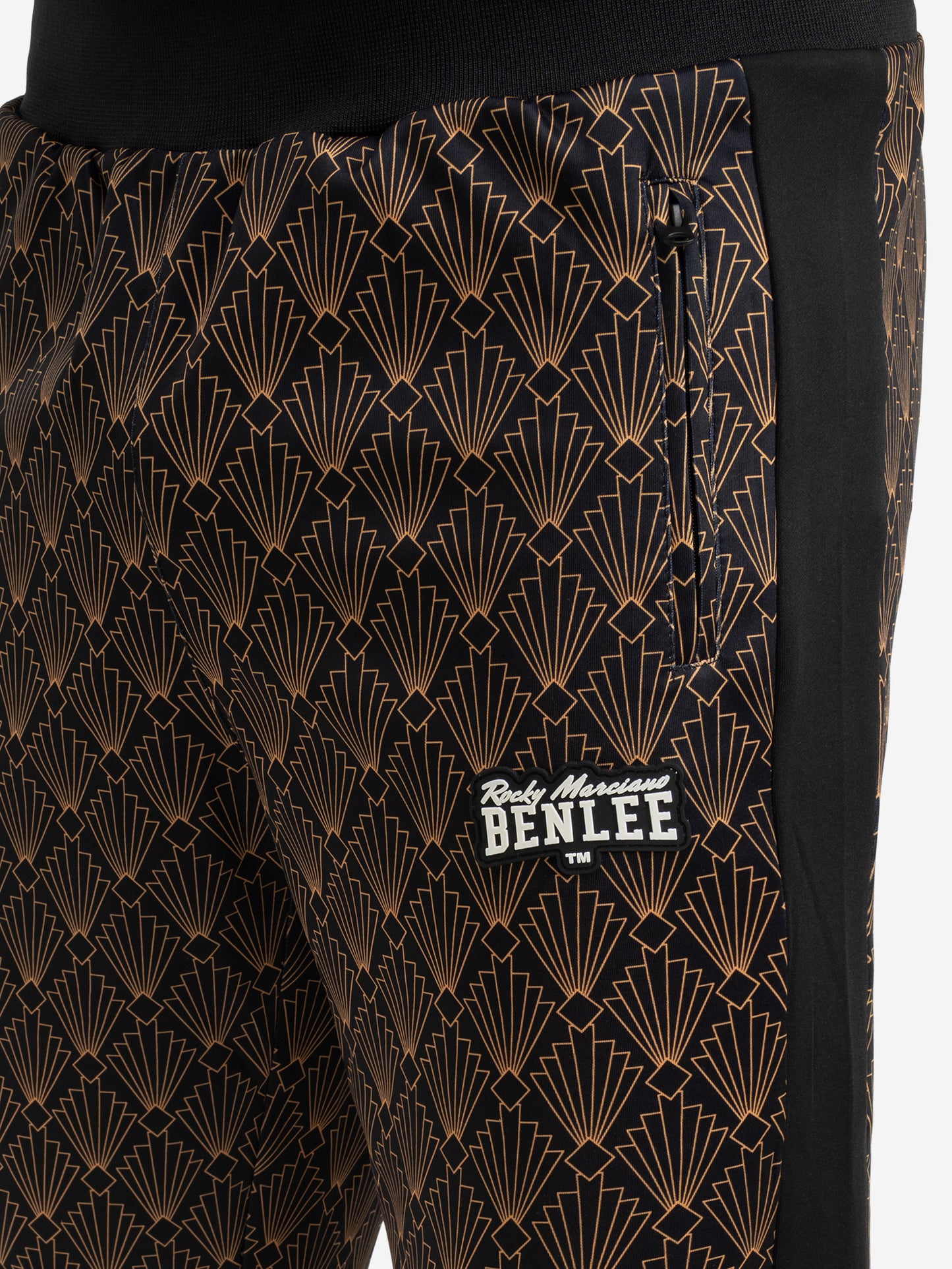BENLEE 190798 Art Deco Jogginganzug Schwarz/ Gold