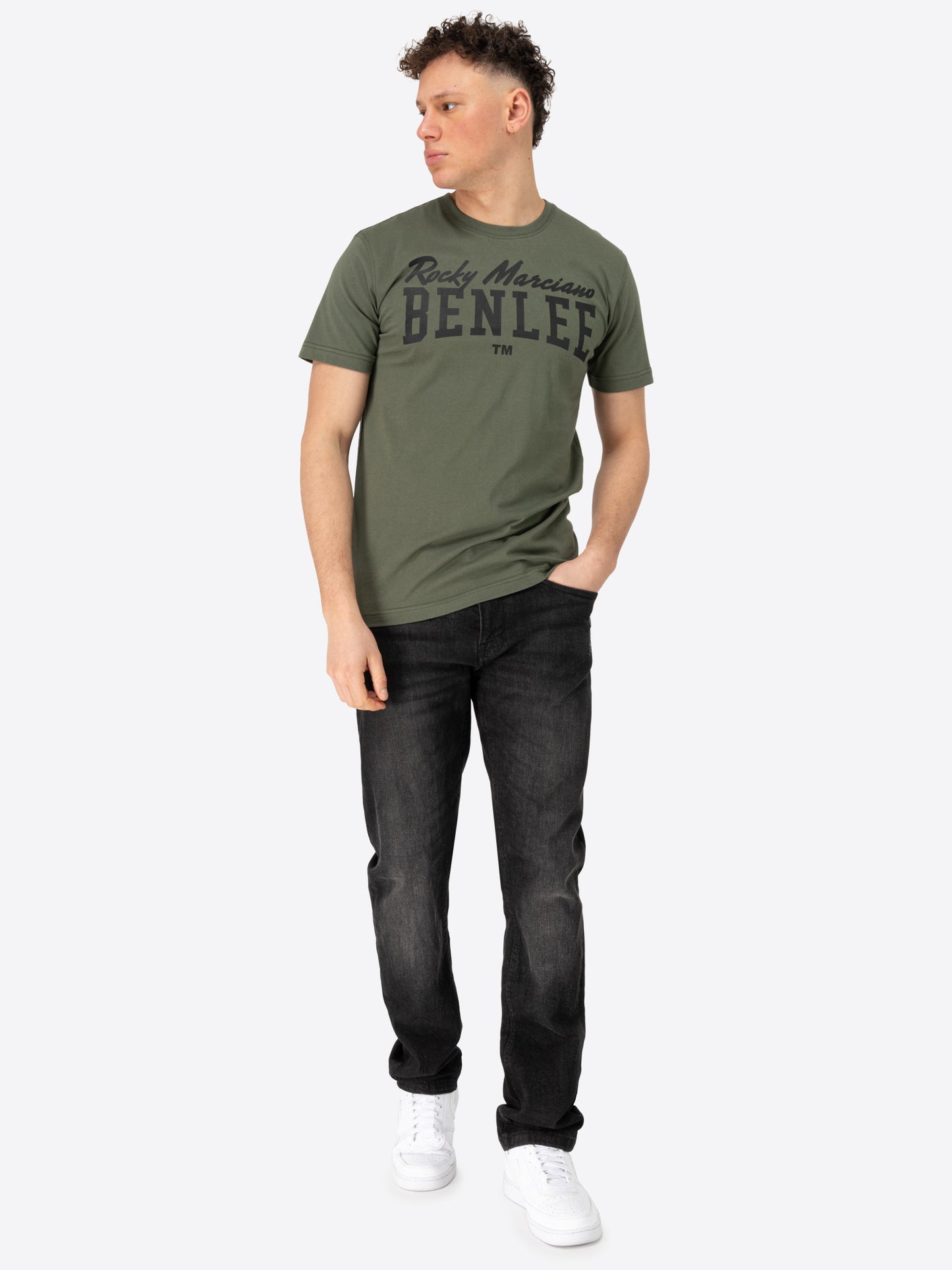 BENLEE Herren T-Shirt 2er Pack schwarz olive