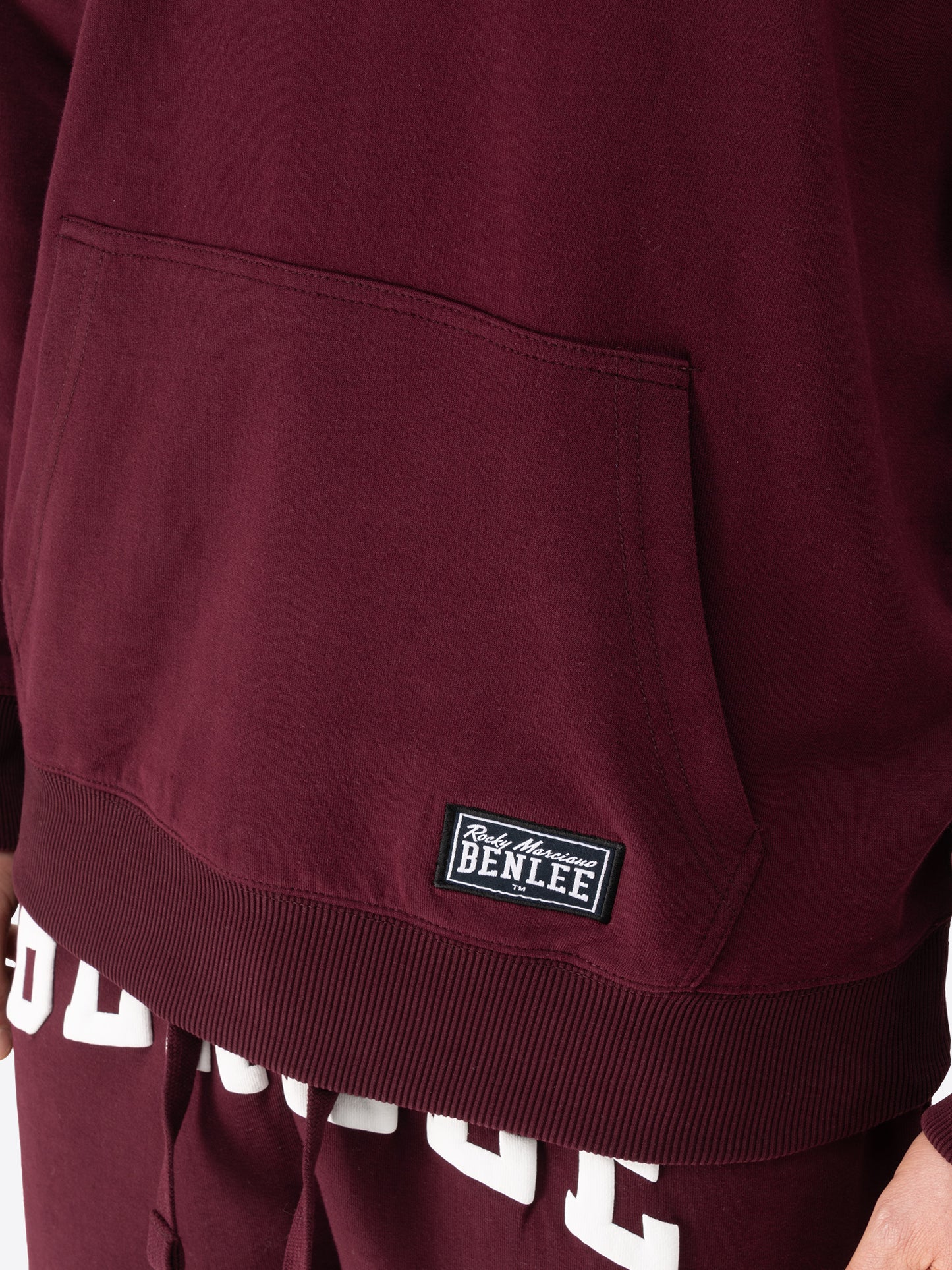 BENLEE 190809 Ayden Kapuzensweatshirt Oxblood