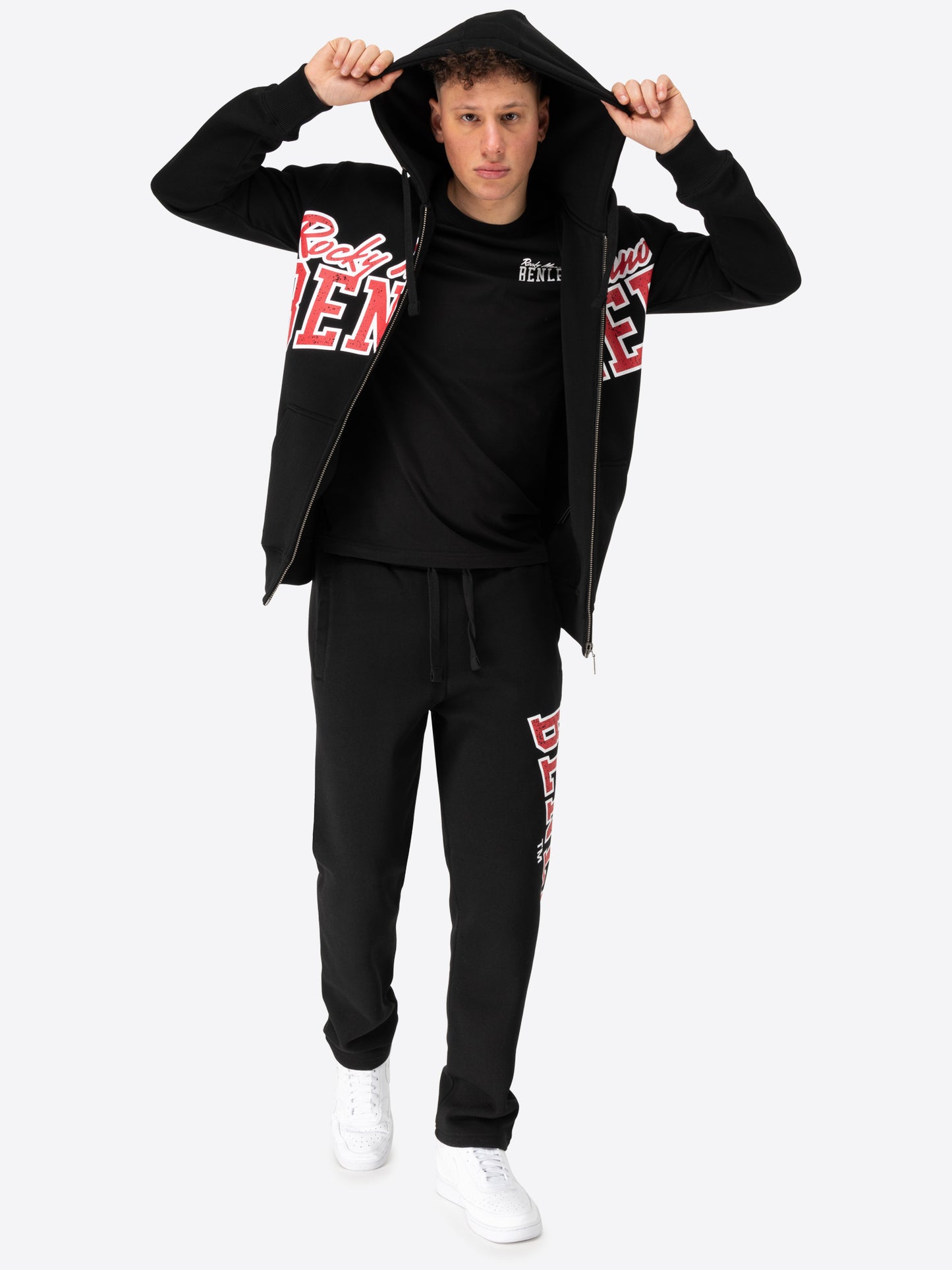 BENLEE 190810 Mills Kapuzensweatjacke Schwarz