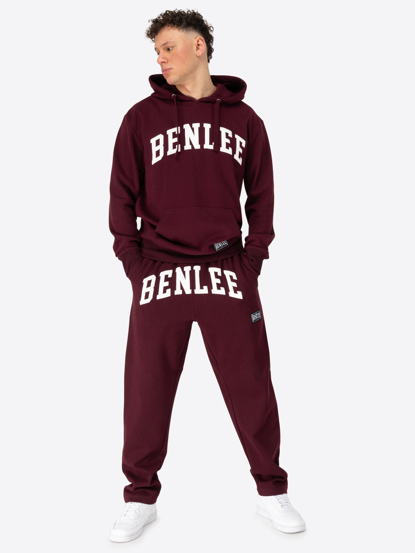 BENLEE 190816 Moss Jogginghose Oxblood