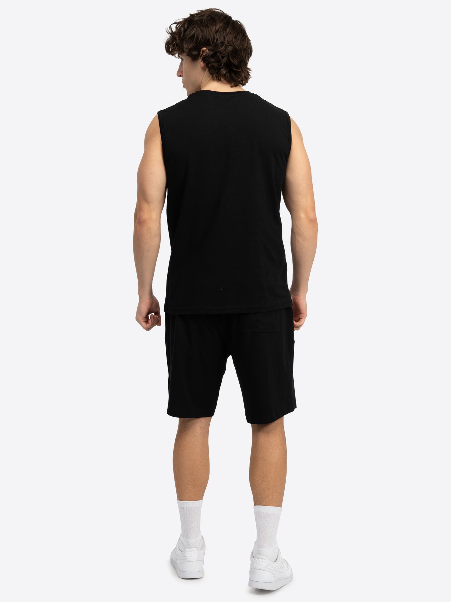 BENLEE 190819 Levant Singlet & Shorts Set Schwarz
