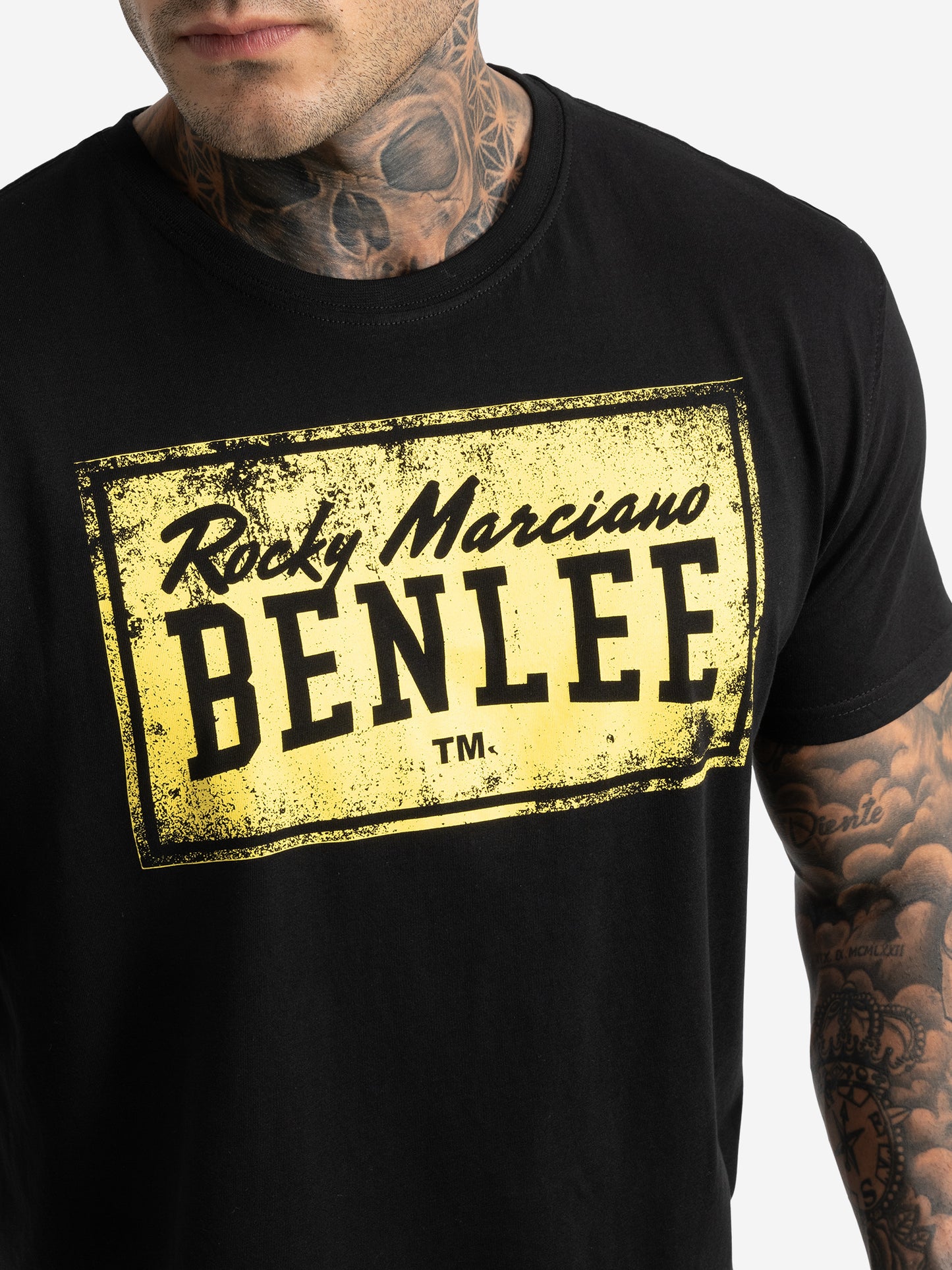 BENLEE 191085 Boxlabel T-Shirt Schwarz