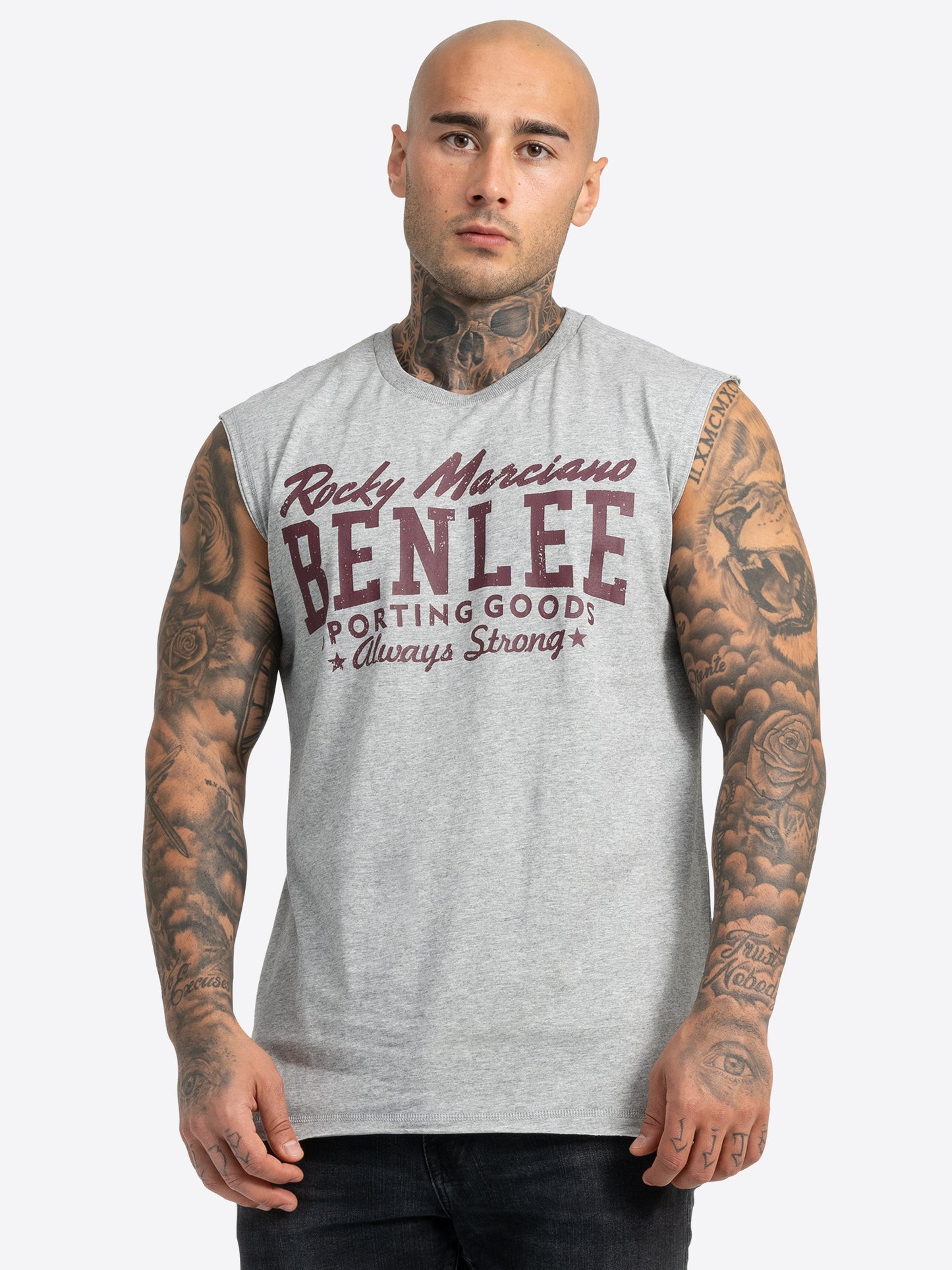 BENLEE 191091 Lastarza Singlet Marl Grey