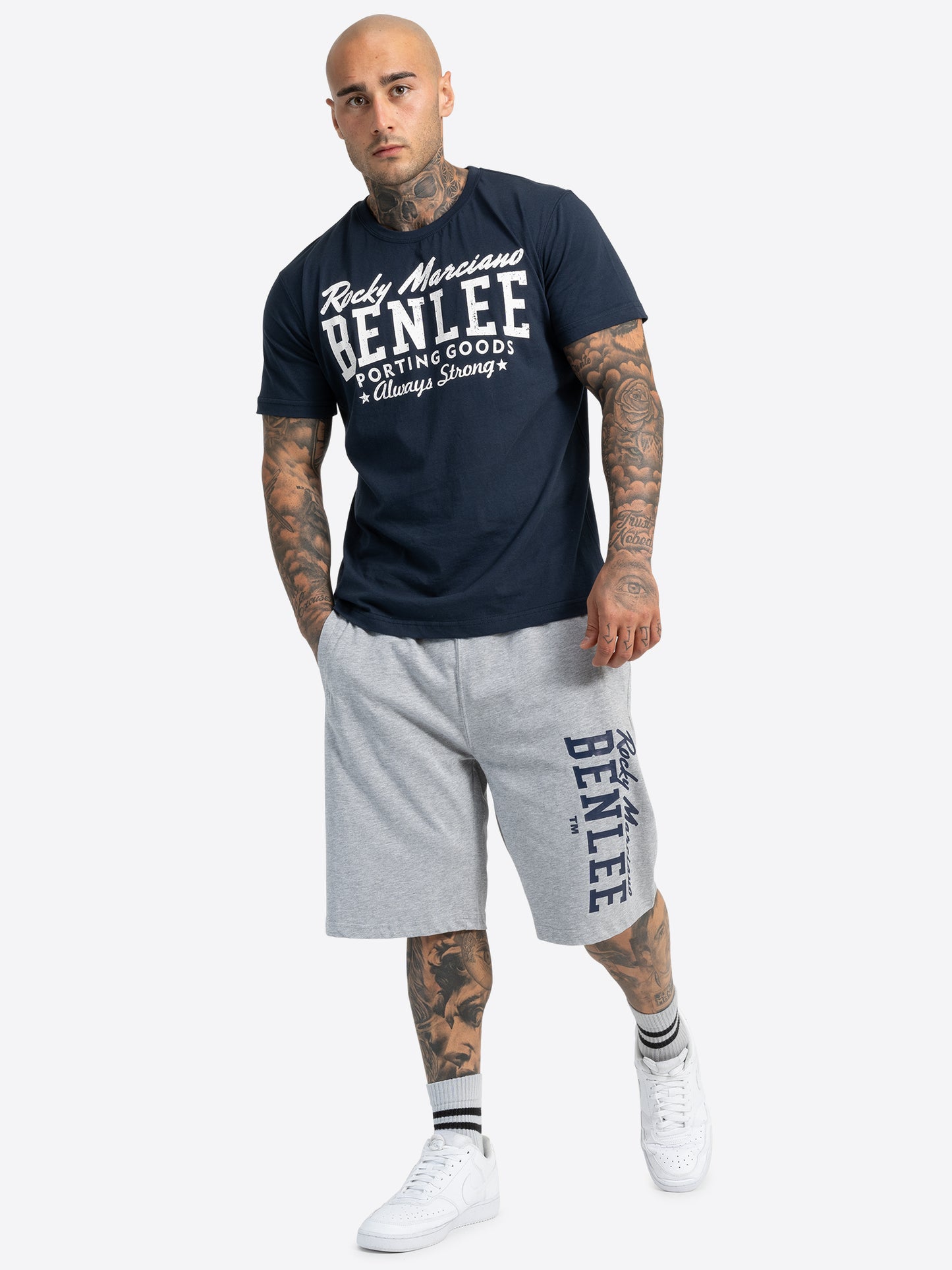 BENLEE 191103 Spinks Short Marl Grey