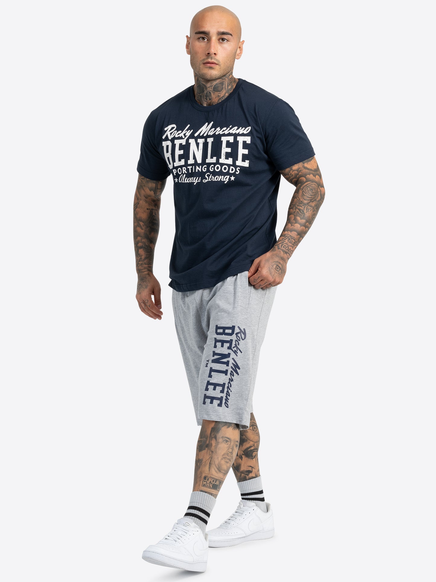 BENLEE 191103 Spinks Short Marl Grey