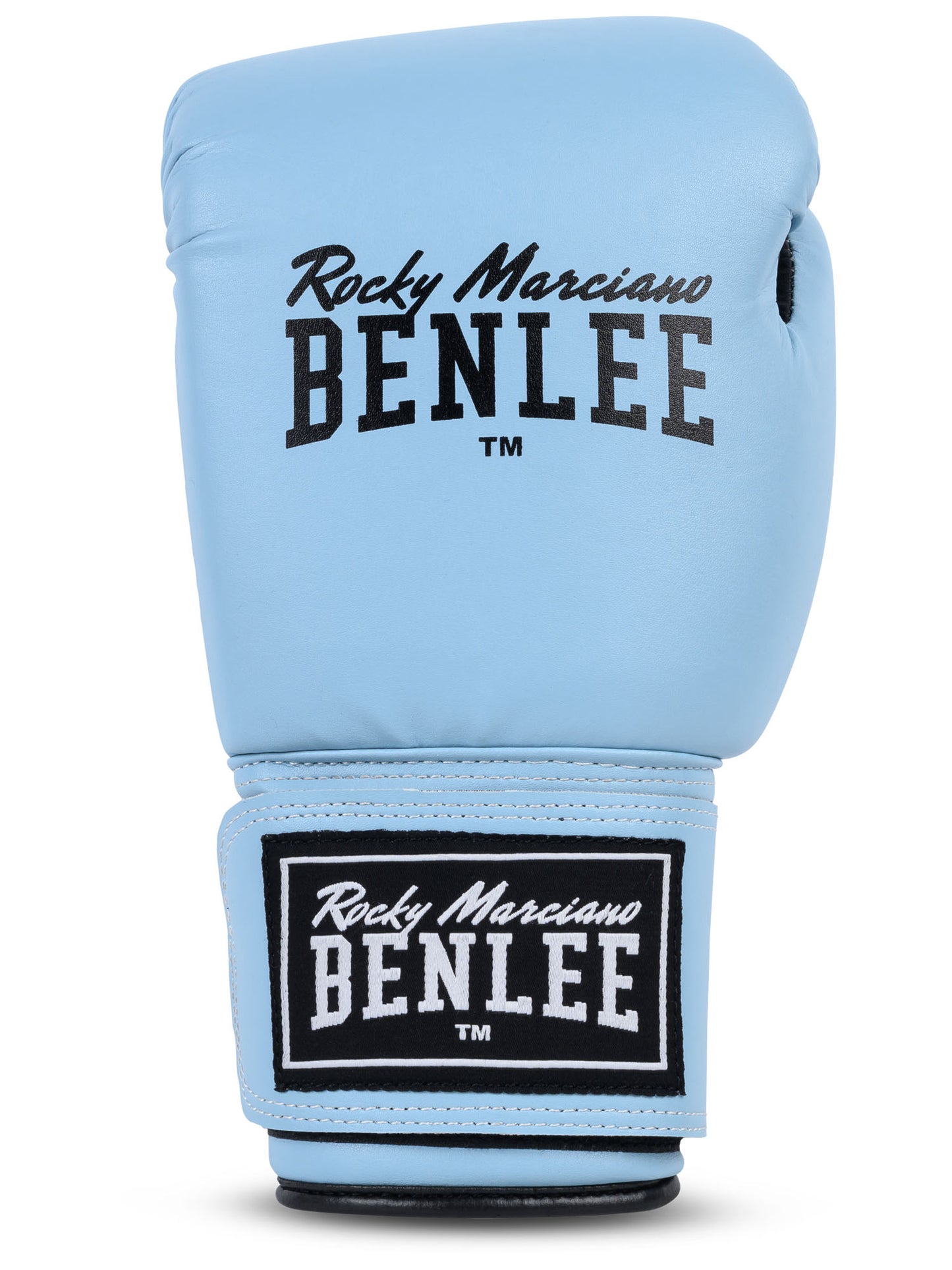 BENLEE Rodney Boxhandschuhe in Powder Blue-Schwarz.
