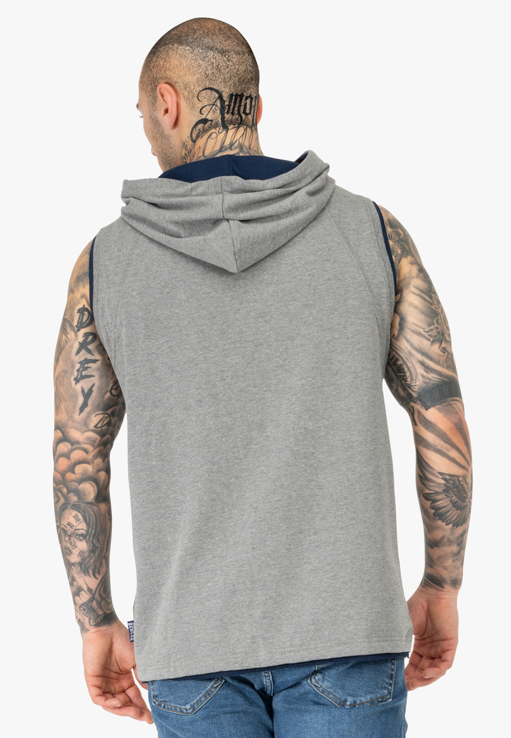 BENLEE 195004 Epperson ärmelloses T-Shirt - Marl Grey