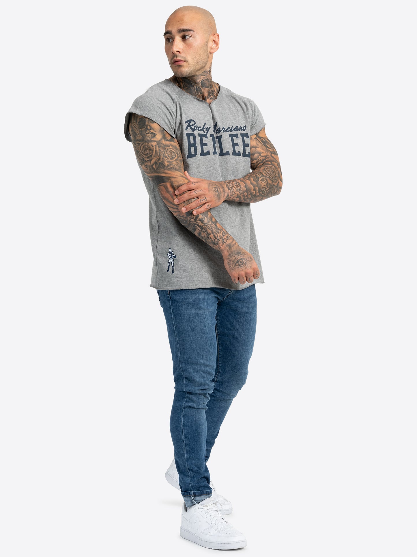 BENLEE 195005 Edwards T-Shirt Marl Grey