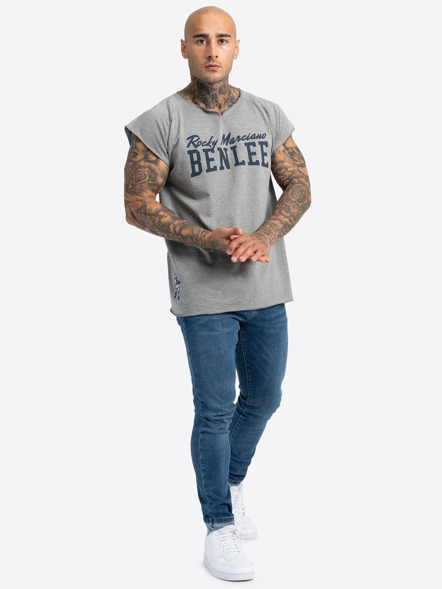 BENLEE 195005 Edwards T-Shirt Marl Grey