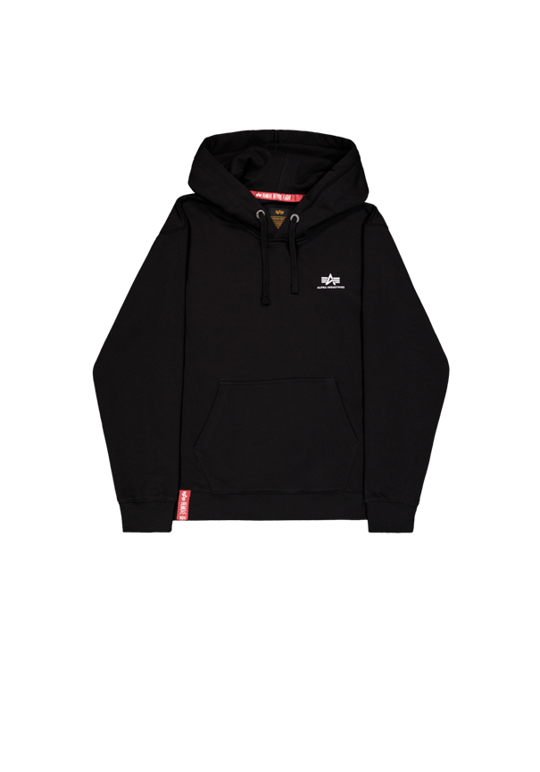 Alpha Industries Basic Hoodie Small Logo für Herren, Plum Purple– Komfortabler Kapuzenpullover exklusiv in deinem Schweizer Online-Shop