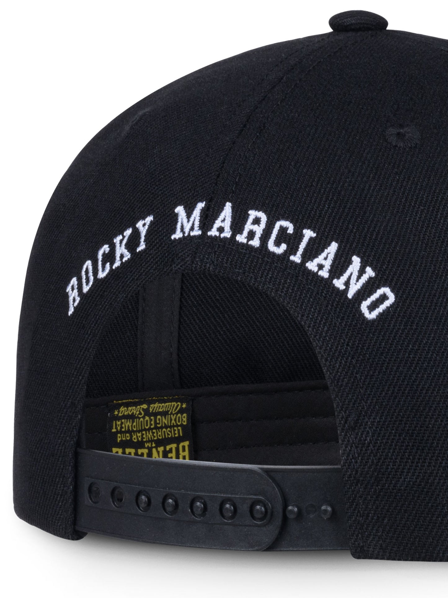 Schwarze BENLEE Snapback Cap mit Logo-Stickerei, verstellbar, Einheitsgrösse