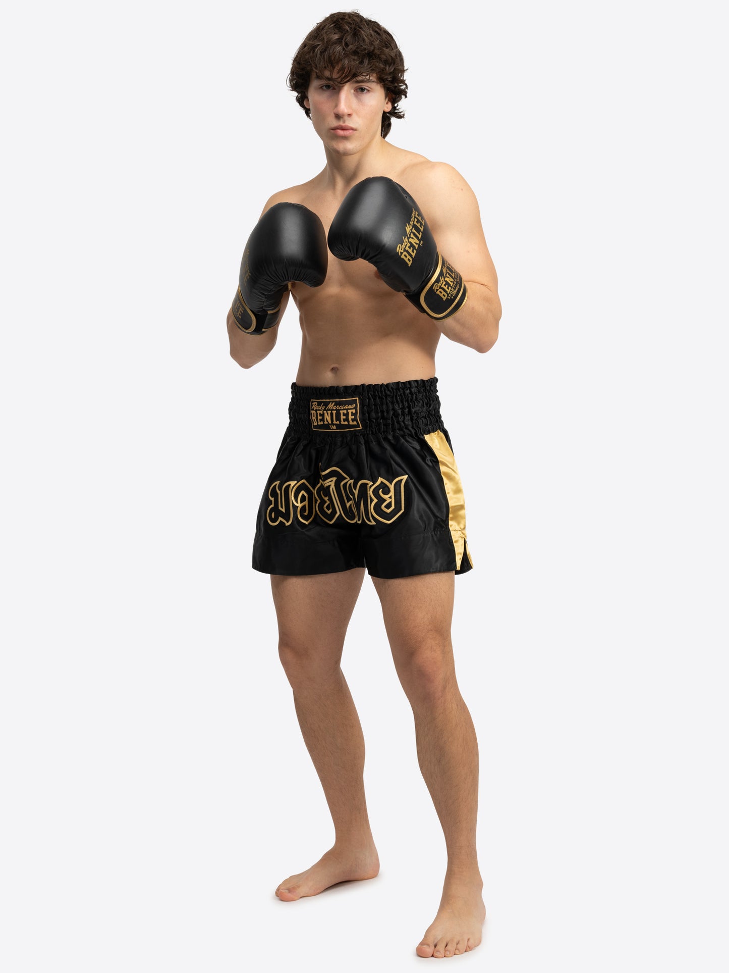 BENLEE 199215 Goldy Thaibox-Hose Schwarz
