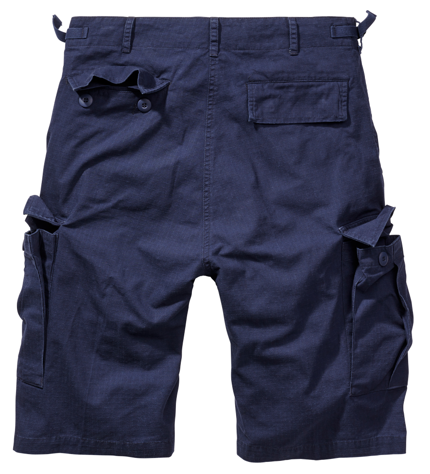 Rückansicht der Brandit BDU Ripstop Shorts in Navy mit