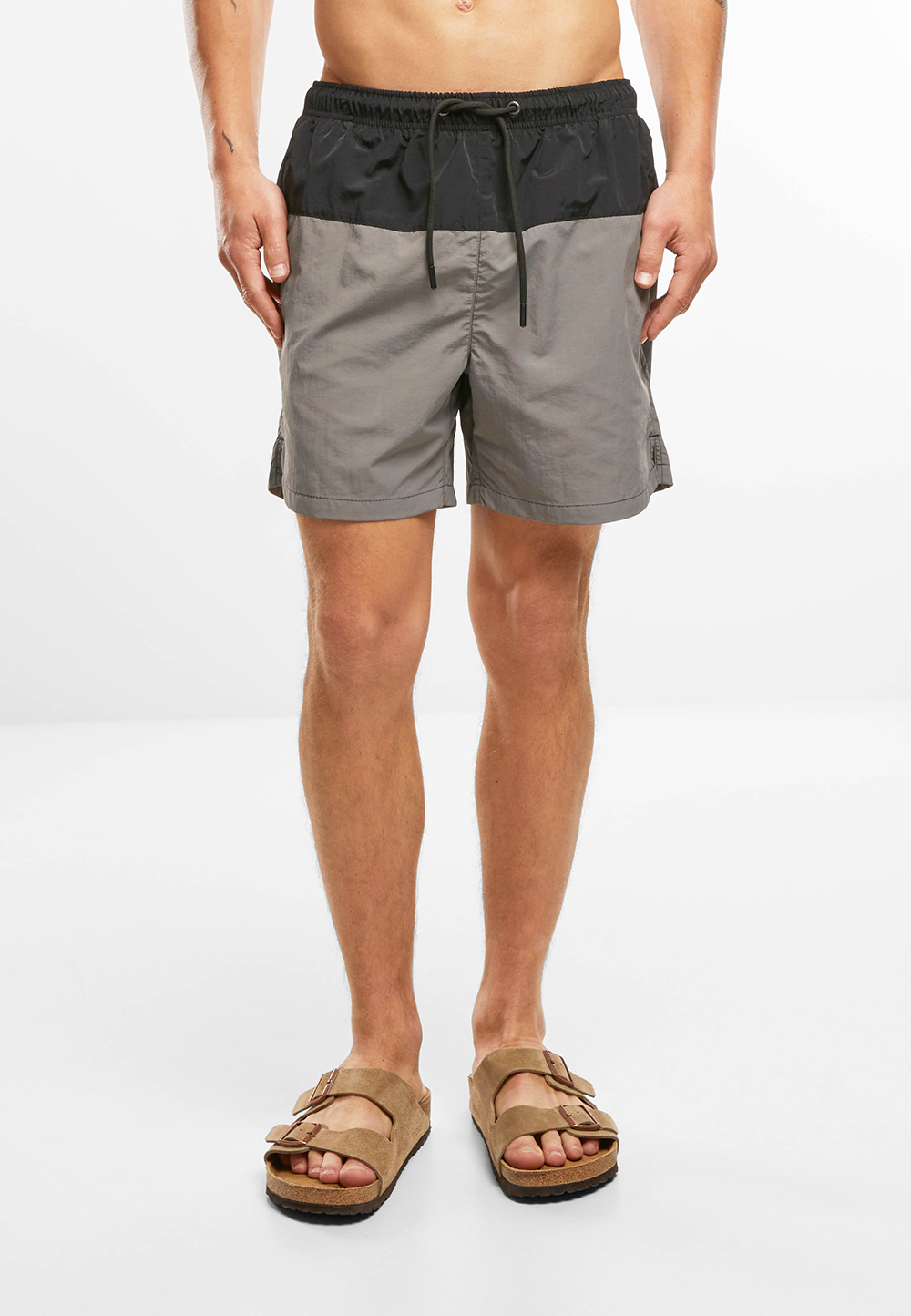 BRANDIT Swimshort Basic Schwarz/Grau
