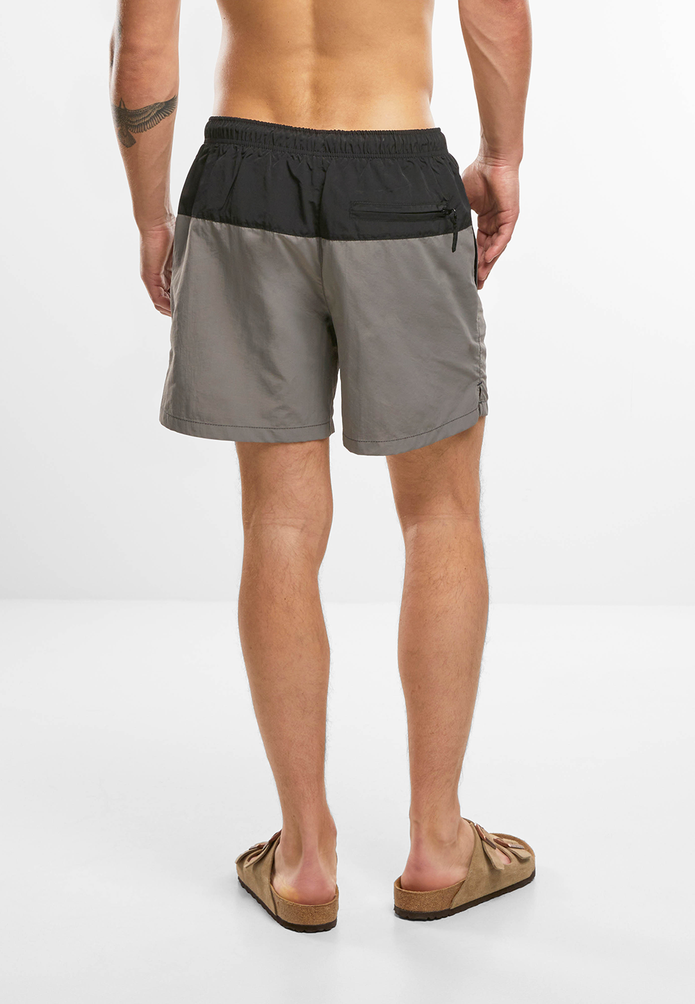 BRANDIT Swimshort Basic Schwarz/Grau