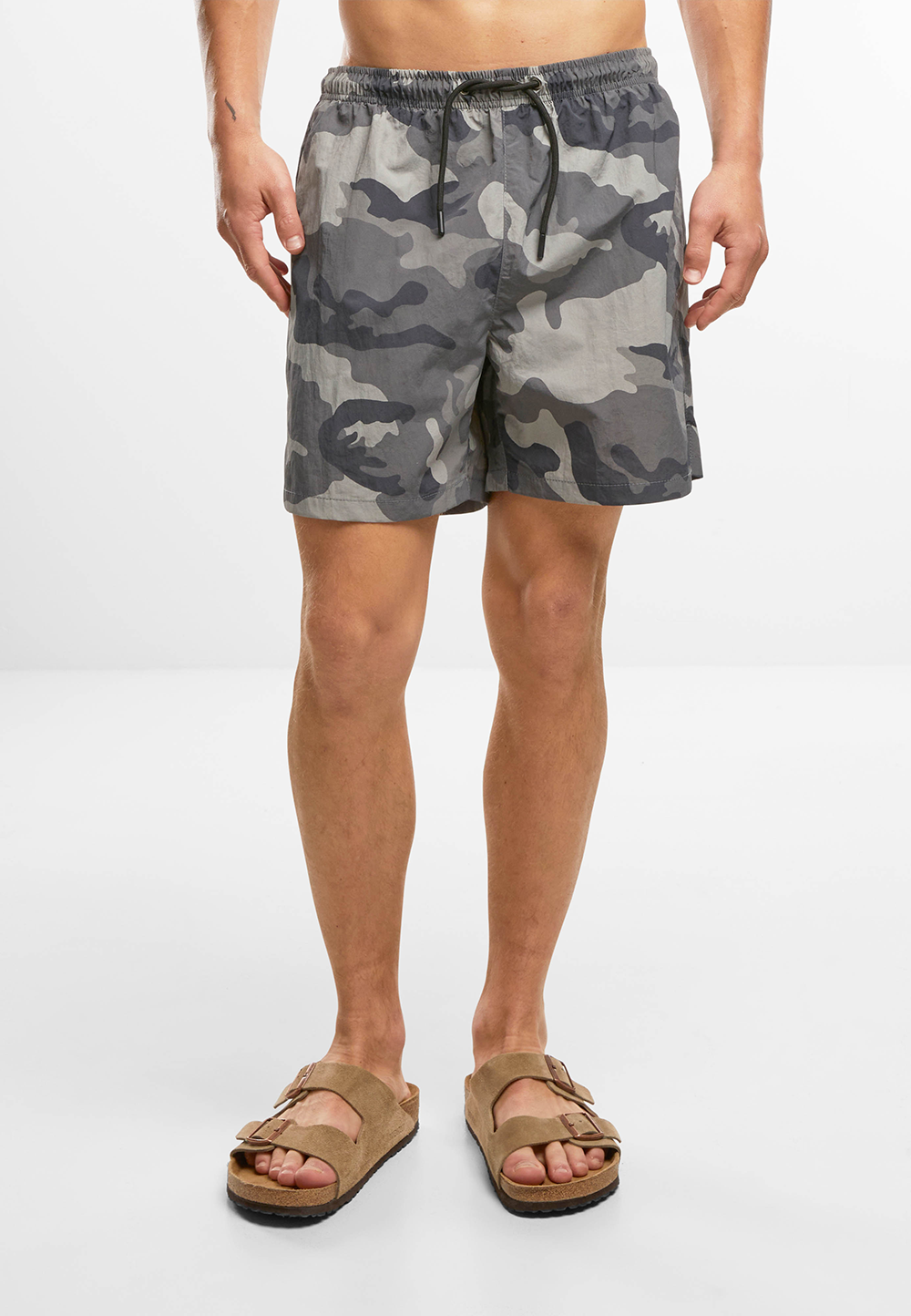 BRANDIT Swimshort Basic Grey Camo