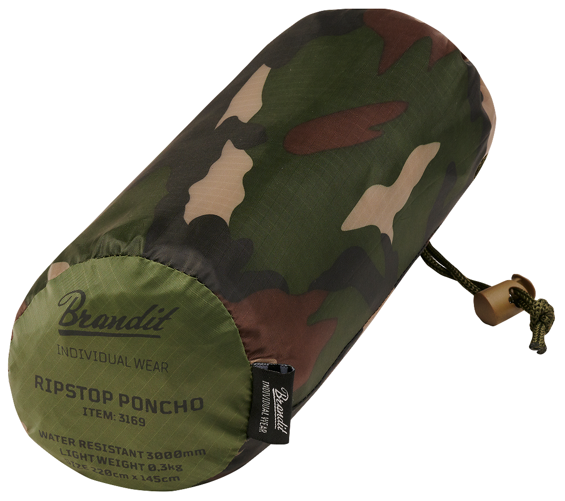 Brandit Ripstop Poncho woodland