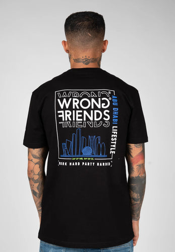 Wrong Friends Abu Dhabi T-Shirt Schwarz
