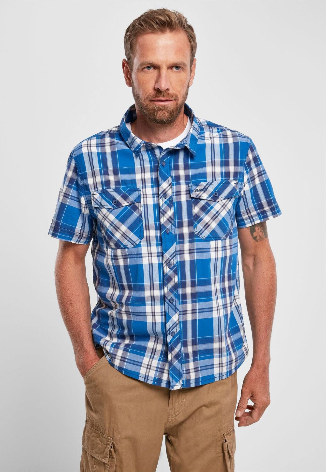 BRANDIT Roadstar Short Short Sleeve Blau