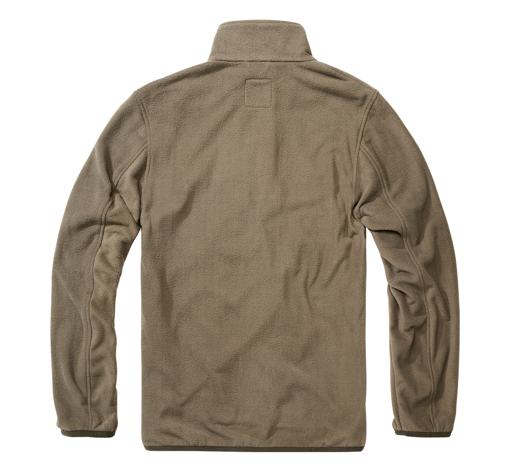 BRANDIT Fleece Troyer Pullover Olive