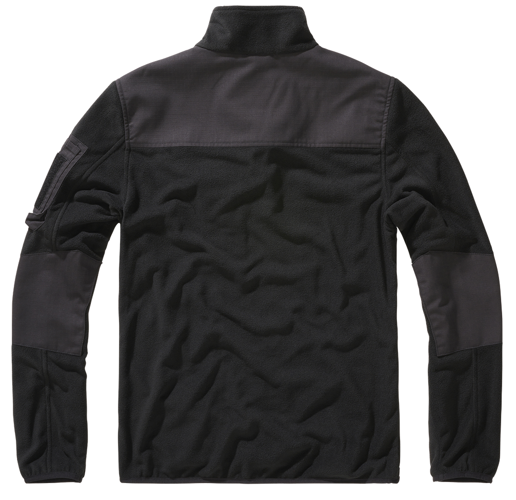 BRANDIT Fleece Troyer Ripstop Schwarz