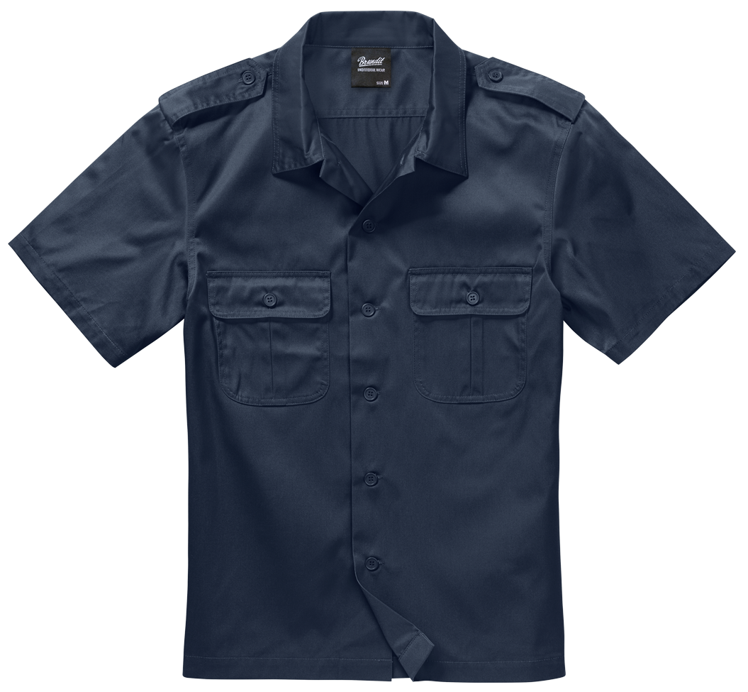 BRANDIT US Shirt Short Sleeve Navy