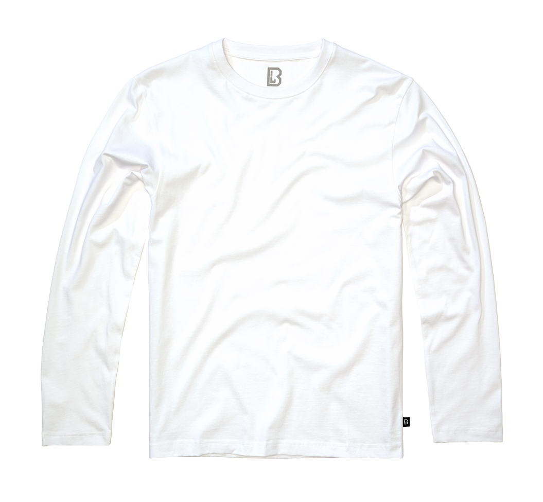 BRANDIT Premium Longsleeve T-Shirt Weiss