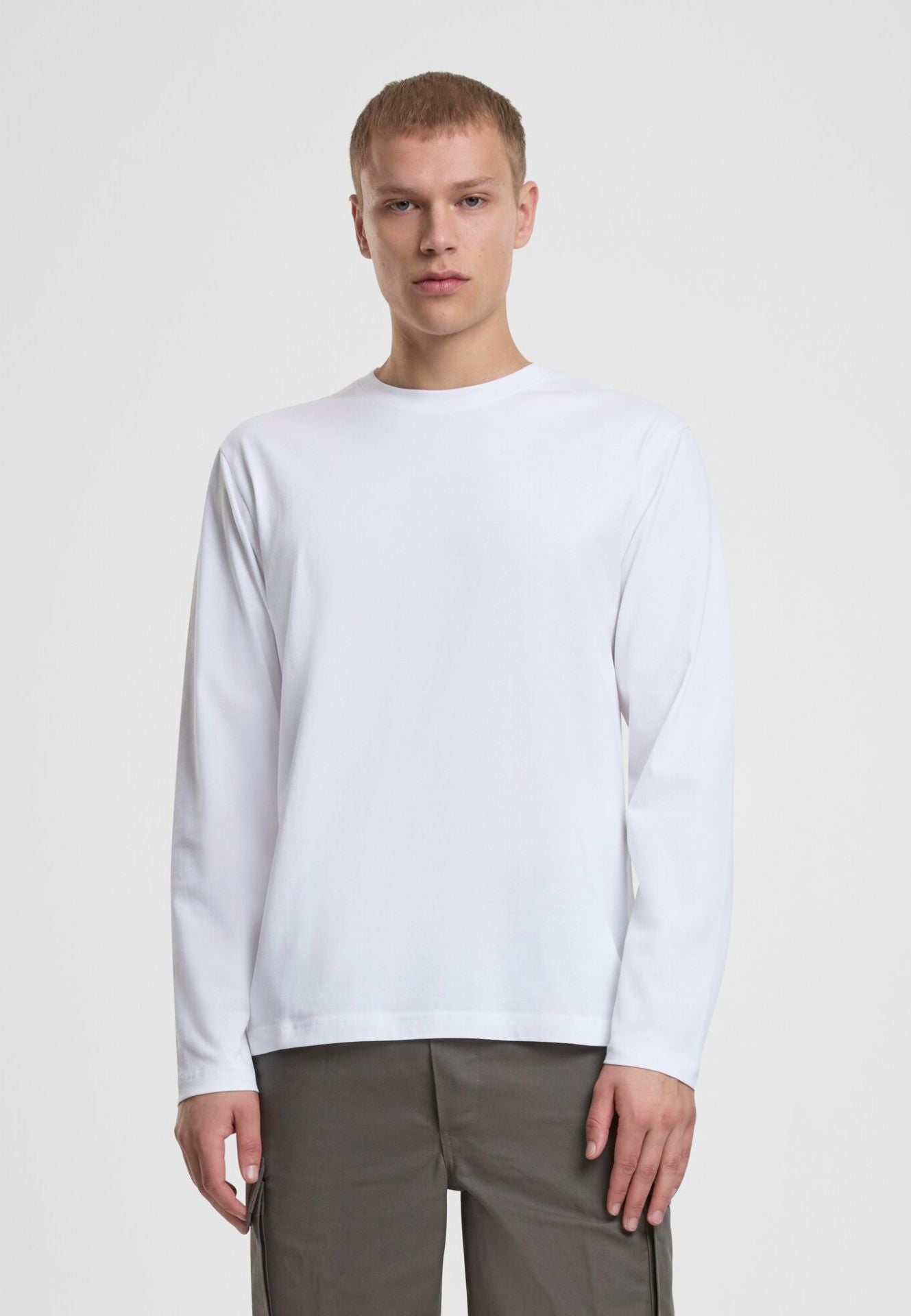 BRANDIT Premium Longsleeve T-Shirt Weiss