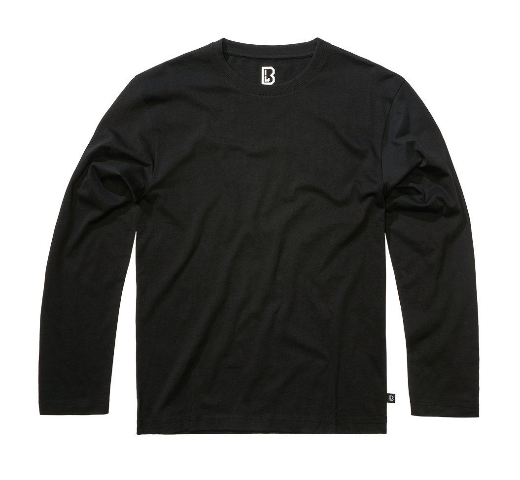 BRANDIT Premium Longsleeve T-Shirt Schwarz
