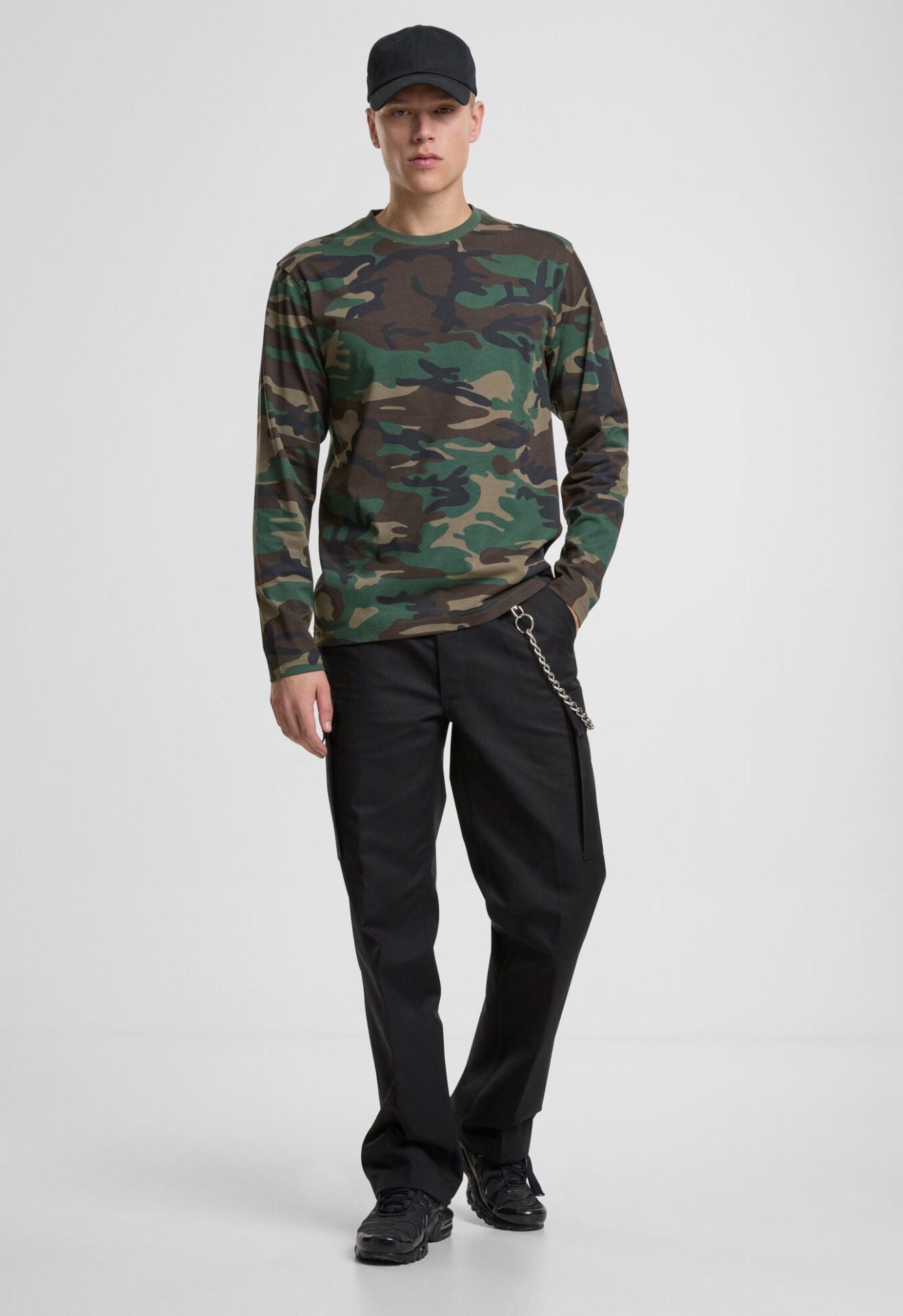 BRANDIT Premium Longsleeve T-Shirt Woodland
