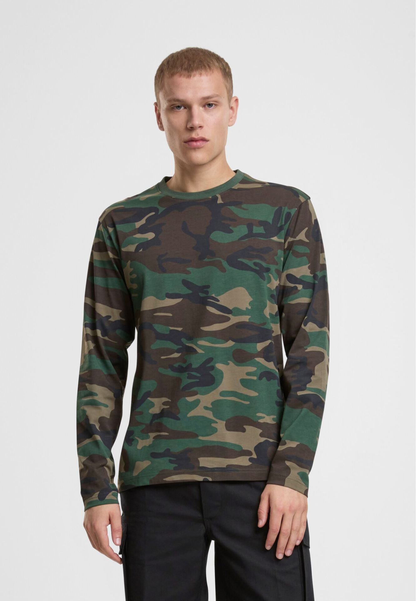 BRANDIT Premium Longsleeve T-Shirt Woodland