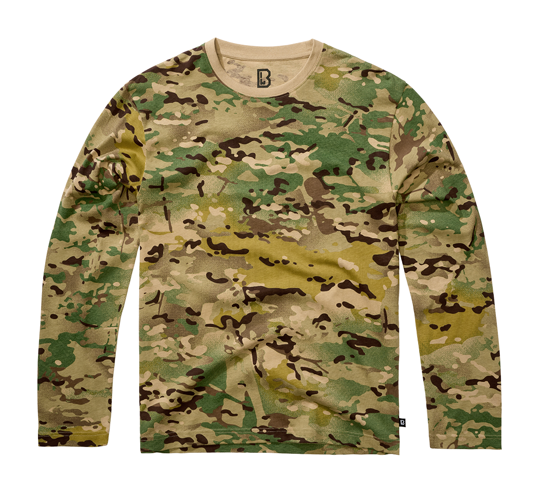 BRANDIT Premium Longsleeve T-Shirt Tactical Camo