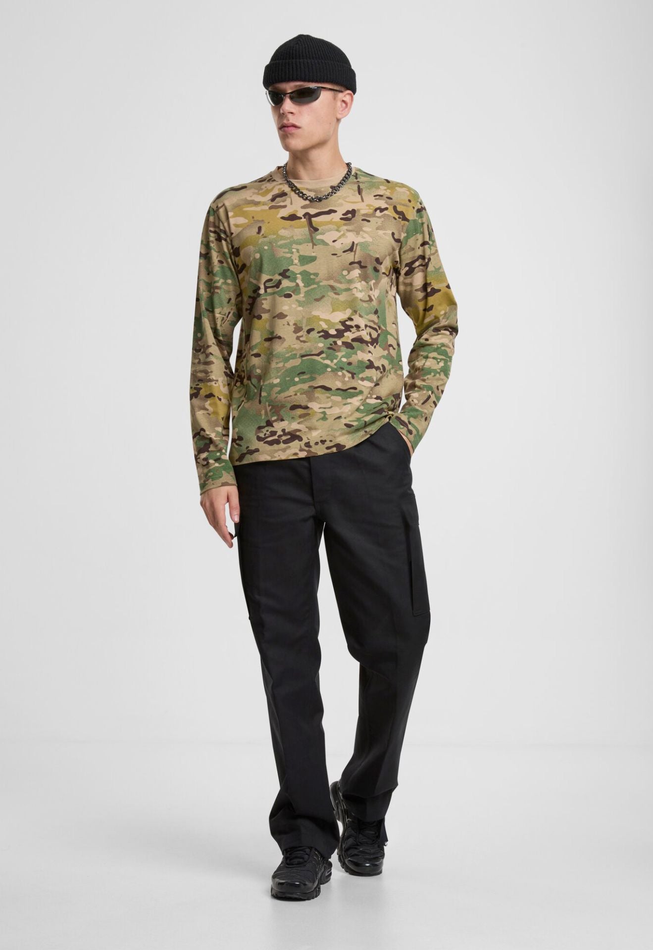 BRANDIT Premium Longsleeve T-Shirt Tactical Camo
