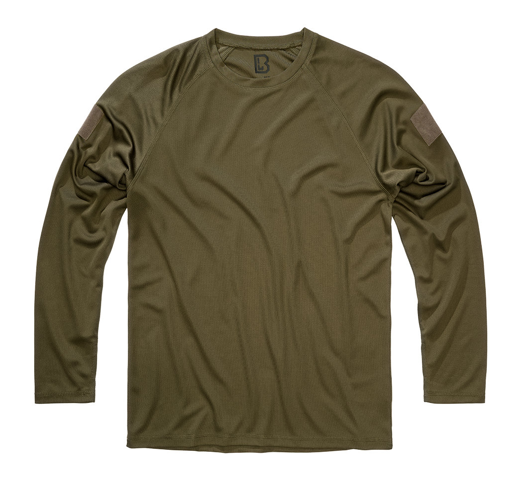 BRANDIT Quickdry Shirt Longsleeve Olive