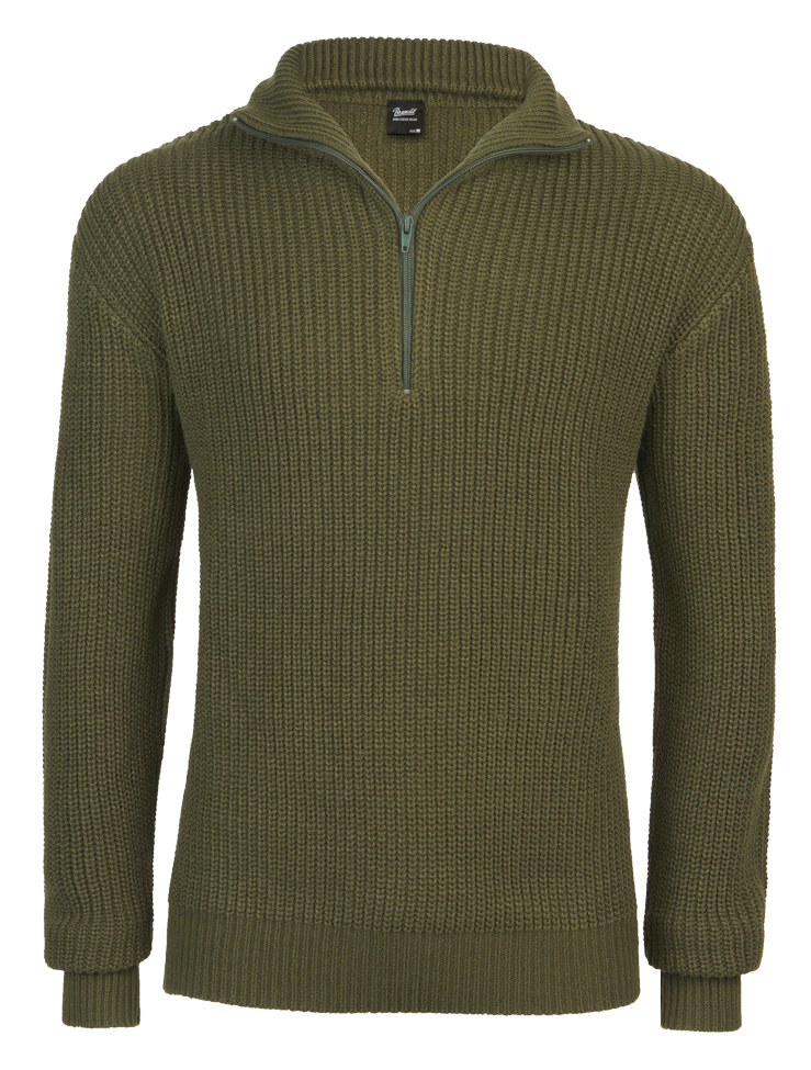 BRANDIT Marine Pullover Troyer olive