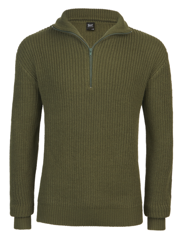 BRANDIT Marine Pullover Troyer Olive