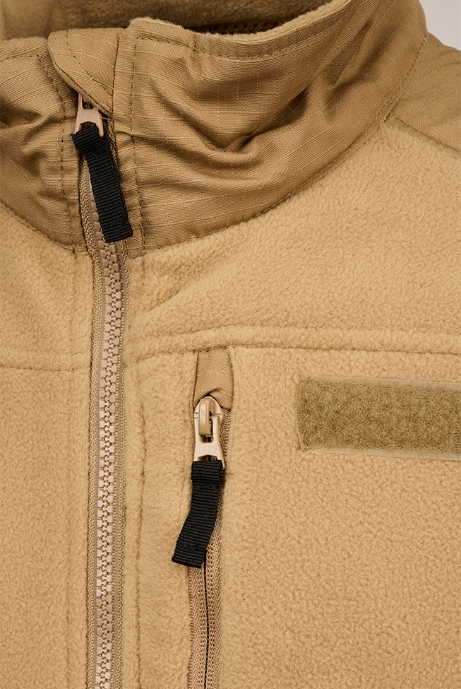 BRANDIT Fleece Ripstop Jacket Camel