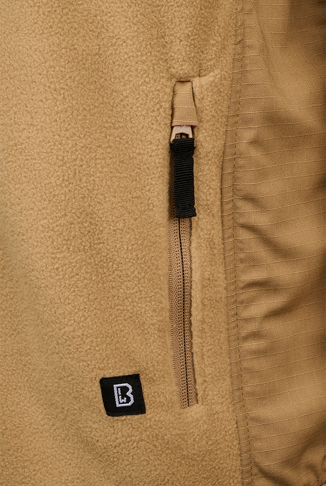 BRANDIT Fleece Ripstop Jacket Camel
