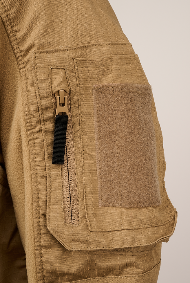 BRANDIT Fleece Ripstop Jacket Camel