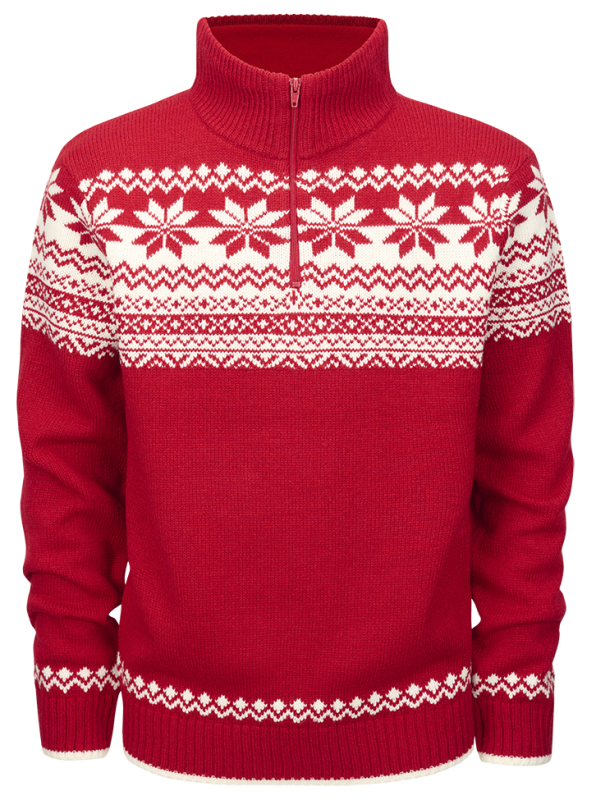 BRANDIT Norvegian Pullover Troyer Rot